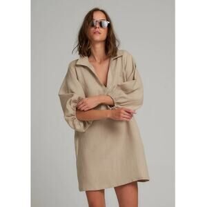 Lilya Uma Linen Dress MSRP $170 | Blush | Size Medium